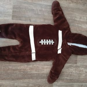 Small wonders 6-9 month cozy football suit